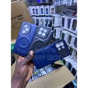 Honor 400 Pro Kesi ya Ngozi ya Magnetic na Wireless Charging - Nyeusi