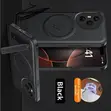 Honor 400 Pro Kesi ya Ngozi ya Magnetic na Wireless Charging - Nyeusi - 2