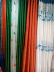 Home Interiors Panel Curtains - Multicolor Polyester - 1