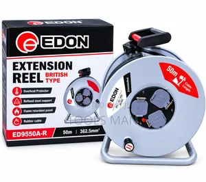 Edon 50M Heavy-Duty Cable Reel Extension
