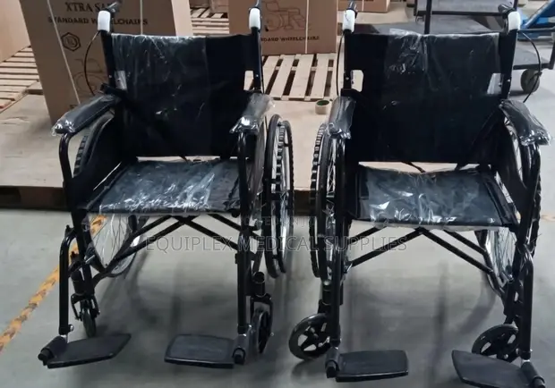 Durable & Comfortable Foldable Standard Wheelchair - 1