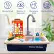 Kids Electric Kitchen Sink Toy with Running Water - 3