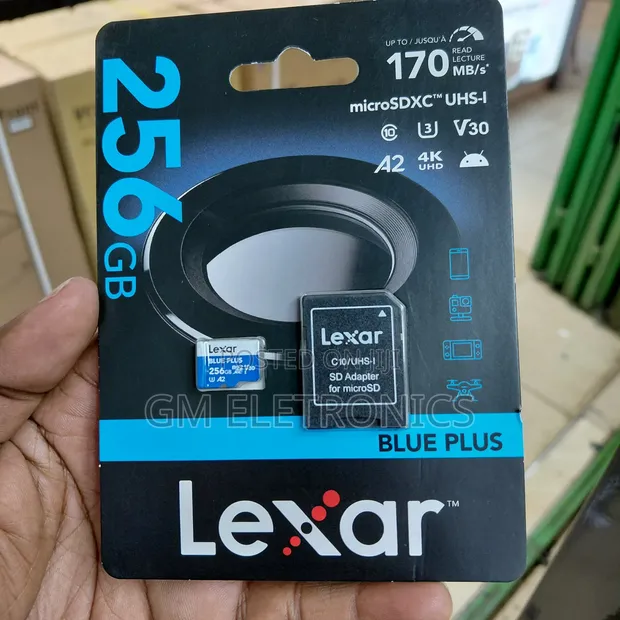 Lexar Blue Plus Micro SD Card 256GB - 1