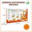 Multifunctional Assembling Kids Chair Toy Set - 3