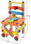 Multifunctional Assembling Kids Chair Toy Set - 4