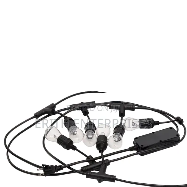 10m 10-Bulb Outdoor String Lights (Bulbs Not Included) - 1