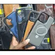 Samsung Galaxy A55 Premium Faux Leather Magnetic Ring Kickstand Case - 3