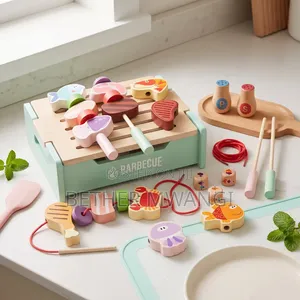 Multifunctional Kids Puzzle Grill Set