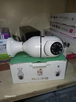 360° PTZ WiFi Bulb Security Camera