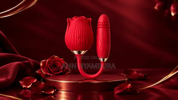 2-in-1 Rose Vibrator - 1