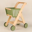 Wooden Kids Shopping Trolley - Pretend Grocery Play Toy - 2