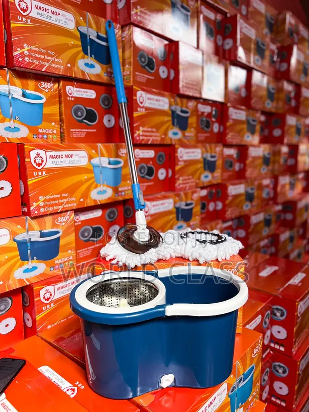 URK Magic-6 Spin Mop na Bucket Set - 1