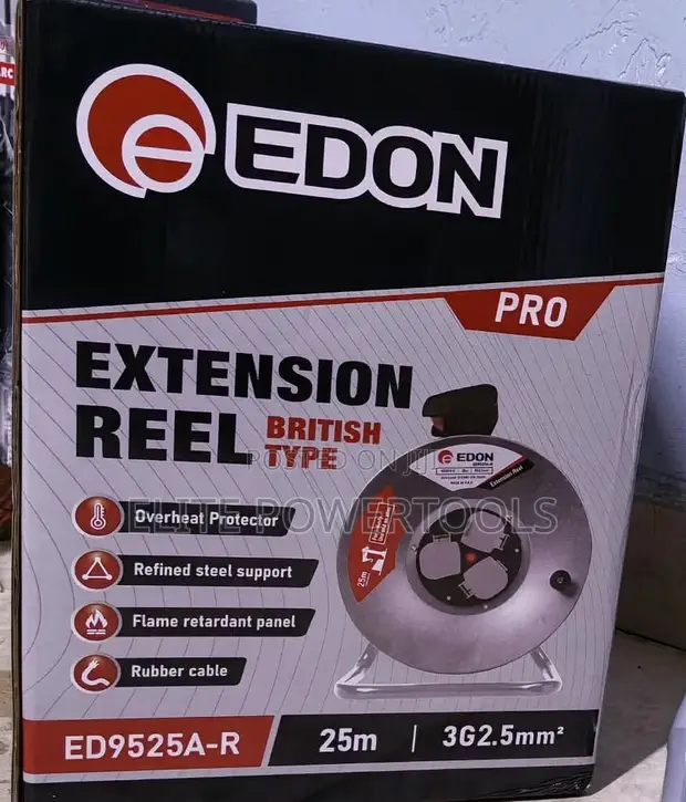 Edon ED9525A-R 25M Extension Reel - 1