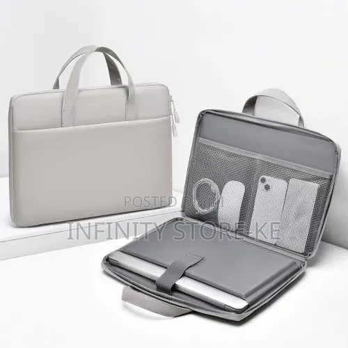 Waterproof Computer Sleeve Messenger Bag with Shoulder Strap - 1
