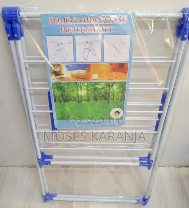 Metal Clothes Rack for Storage and Display - 1