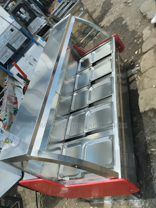 6ft Stainless Steel Electric Meat Chiller - 1