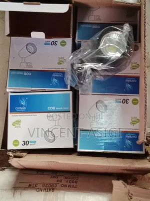 Cayman COB Track Light 30W Nyeusi