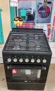 Mika 60x60 Standing Cooker 3 Gas + 1 Umeme - 1