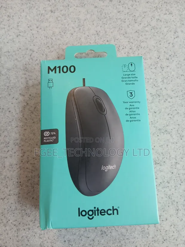 Logitech M100 Wired Mouse - 1
