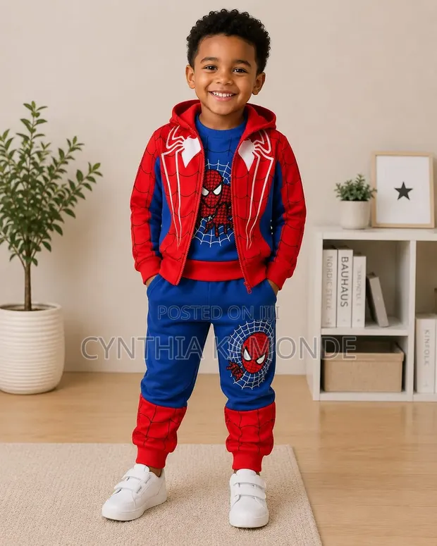 Seti ya Tracksuit ya Spiderman Vipande 3 - 1