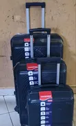 3-in-1 Unbreakable PP Rubber Suitcase Set - 63cm - 1