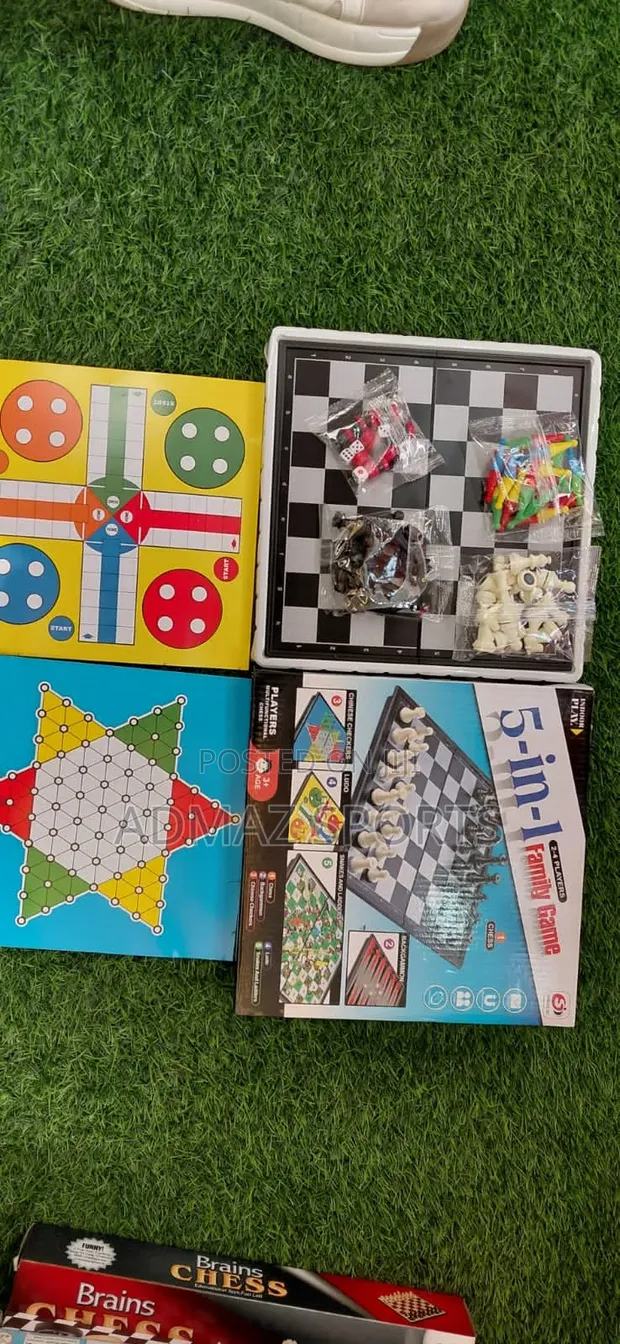 5 in 1 Board Game Set - 1