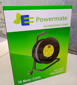Powermate PM-500EX 50m Heavy-Duty Extension Cable Reel