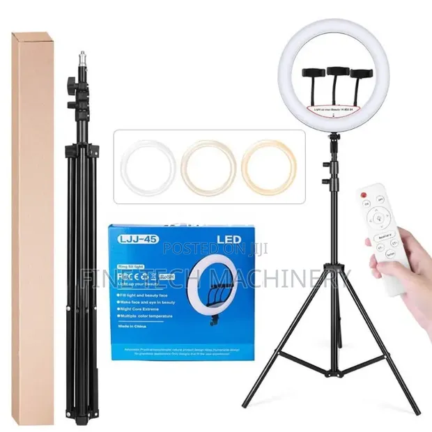 Ring Light ya 45cm 18-inch na Stand na Remote - 1
