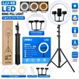 Ring Light ya 45cm 18-inch na Stand na Remote - 2