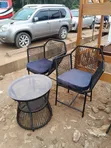 Seti ya Samani za Patio za Balcony za Vipande 3 - 1