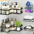 Modern Bathroom Wall Organiser Set - 2