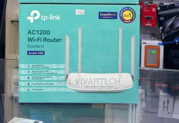 TP-Link Archer C50 AC1200 Wireless Router - 1