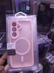 Classic Pink MagSafe Matte Case for Samsung Galaxy S25 - 2