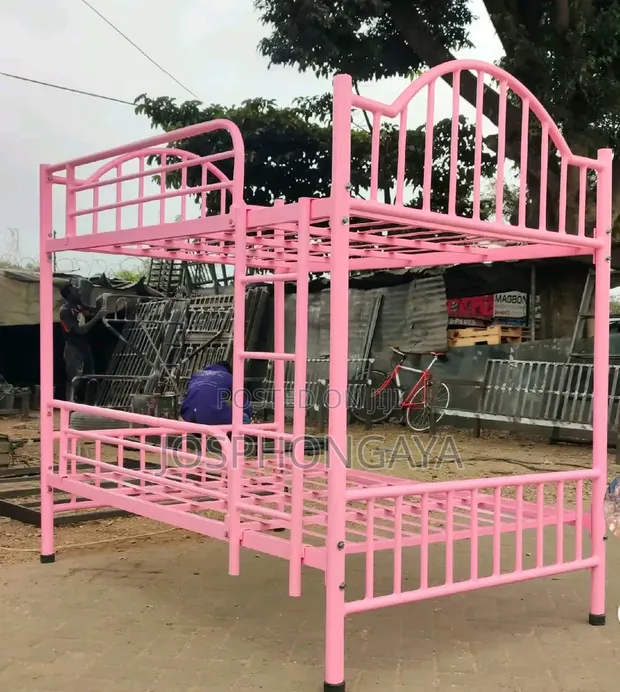 4x6 Metallic Double Decker Bed Frame - 1
