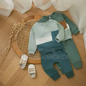 Tracksuit ya Vipande 2 ya Comfort and Style (Miezi 0-6)
