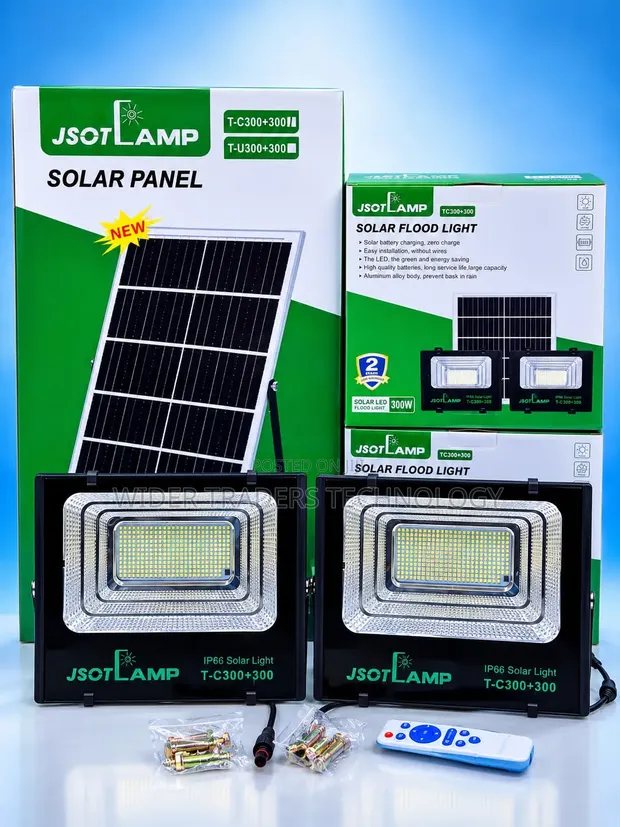 Jsot Solar Floodlight 2-in-1 (300W + 300W) - 1