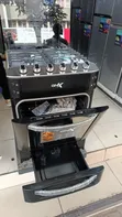 GNIX BLACK 60x60 Premium Cooker - 3 Gas + 1 Hotplate - 2