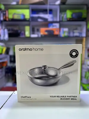 Oraimo ChefFlare 26cm Mpya ya Chuma cha Pua ya 3-Ply Deep Fry Pan