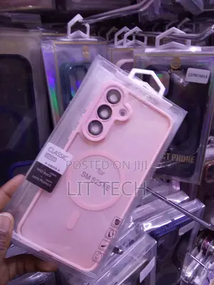 Pink Classic MagSafe Translucent Case for Samsung Galaxy S25 FE