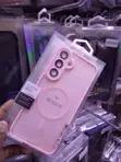 Pink Classic MagSafe Translucent Case for Samsung Galaxy S25 FE - 1
