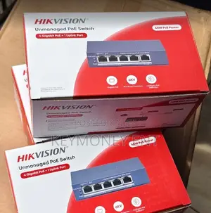 Hikvision 4+1 Gigabit Unmanaged PoE Switch (60W)