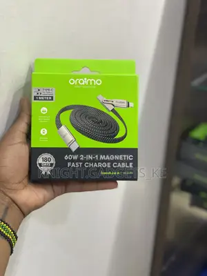 Oraimo Speedline 4 60W 2-in-1 Fast Charging Cable