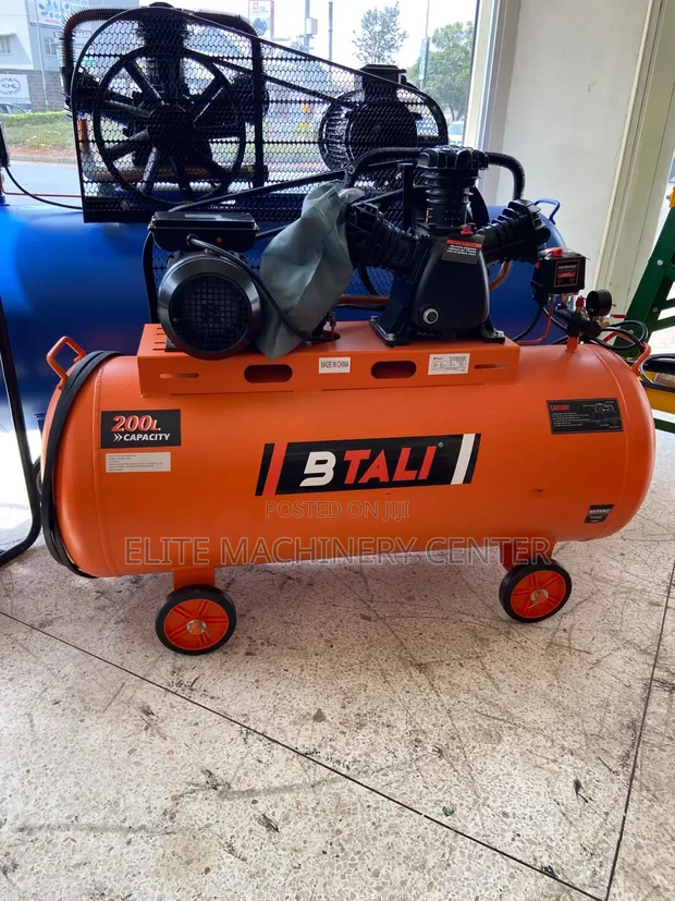 Btali 100-Litre Belt-Driven Air Compressor, 3HP - 1