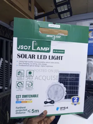 JSOT Solar LED Light JS-RL10036T | 3 Color CCT | 12+ Hours