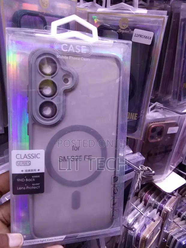 Grey Classic MagSafe Translucent Case for Samsung Galaxy S25 FE - 1