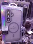 Grey Classic MagSafe Translucent Case for Samsung Galaxy S25 FE - 1