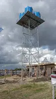 Custom 9m Steel Water Tank Tower for 40,000L Storage - 3