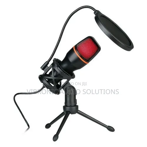 3.5mm Condenser Microphone with RGB Lighting - 1