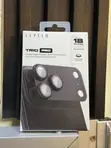 Kinga ya Lenzi ya Kamera ya iPhone 18 Pro Max Levelo Trio Pro - Nyeusi - 2