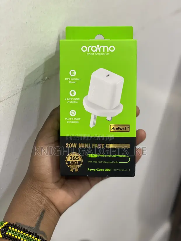 Oraimo Powercube 202 20W Mini Fast Charger - 1
